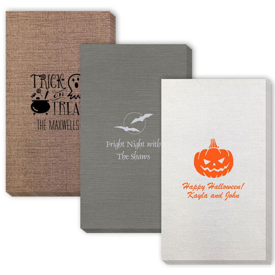 Design Your Own Halloween Bamboo Luxe Guest Towels